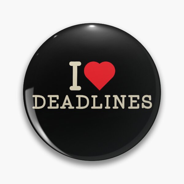 Item preview, I Love Deadlines Funny Writer designed and sold by BootlegLetters.