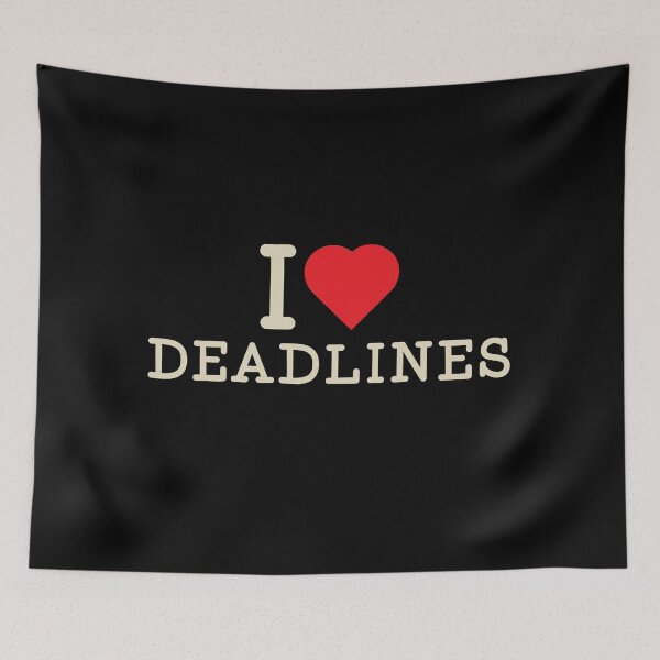 Item preview, I Love Deadlines Funny Writer designed and sold by BootlegLetters.