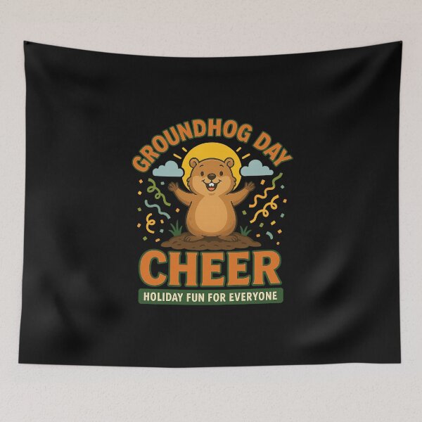 Item preview, Funny Groundhog Day Sticker– Whimsical Holiday Design for February Spring Celebrations designed and sold by othmanoek.