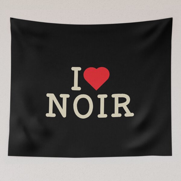 Item preview, I Love Noir Classic Film Style Tee designed and sold by BootlegLetters.