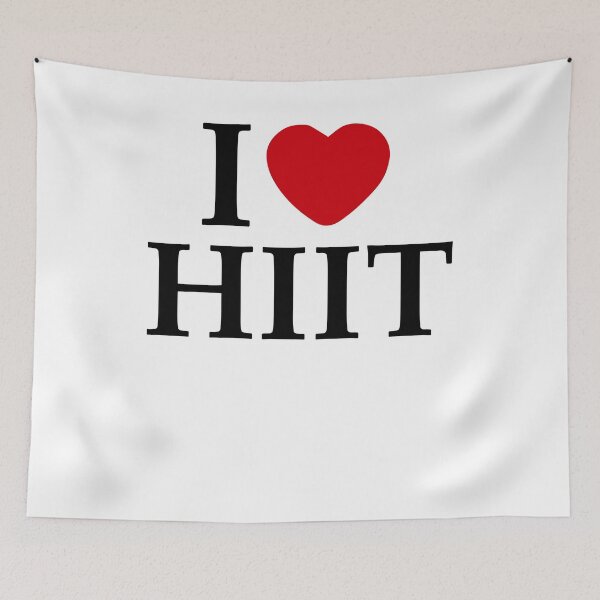 Item preview, I Love HIIT Fitness designed and sold by smellypumpy.