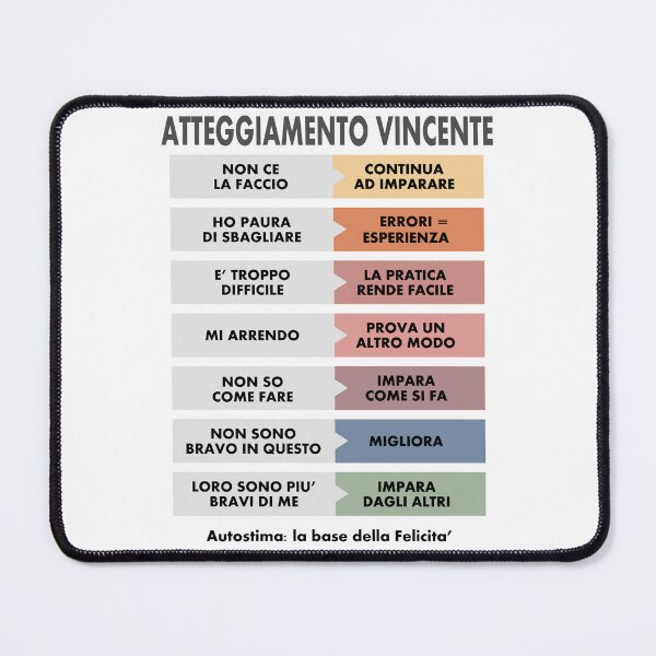 Item preview, Atteggiamento Vincente designed and sold by ArtEmotionsImages.