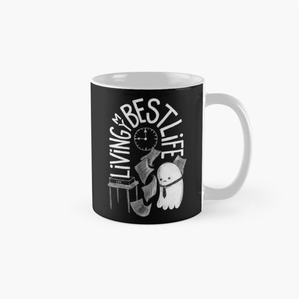 Item preview, Living My Best Life - Existential Dead Ironic Ghost designed and sold by littleclyde.