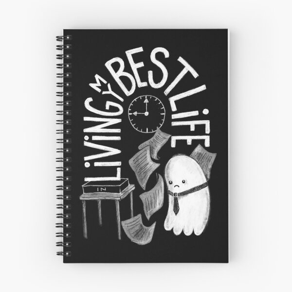 Item preview, Living My Best Life - Existential Dead Ironic Ghost designed and sold by littleclyde.