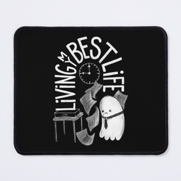 Item preview, Living My Best Life - Existential Dead Ironic Ghost designed and sold by littleclyde.
