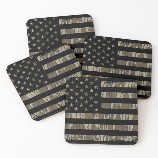 Item preview, Bottomland Camo Grunge American Flag designed and sold by artistwill.
