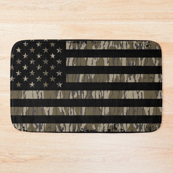 Item preview, Bottomland Camo Grunge American Flag designed and sold by artistwill.
