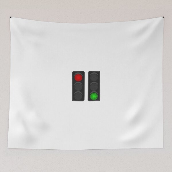 Item preview, RED LIGHT, GREEN LIGHT designed and sold by BonzoDesign.