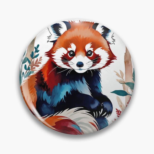 Item preview, Red Panda Cottagecore Style Water Paint Watercolor the lesser panda designed and sold by Moonde04.
