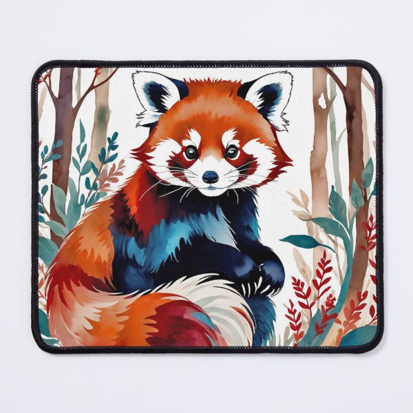 Item preview, Red Panda Cottagecore Style Water Paint Watercolor the lesser panda designed and sold by Moonde04.