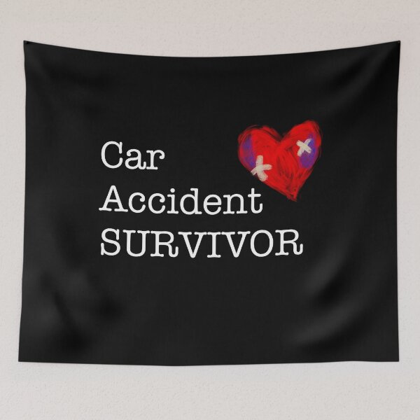 Item preview, Car Accident Survivor designed and sold by LaurenEhretArt.