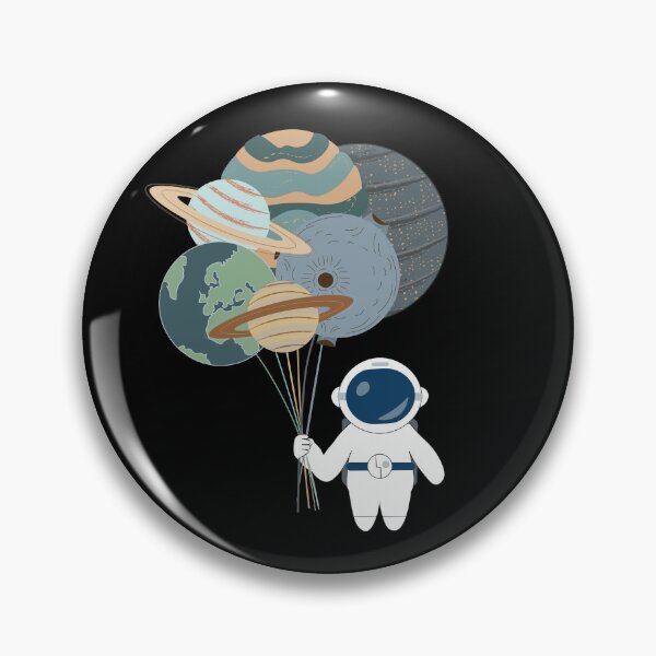 Item preview, Astronaut's Planet Balloons designed and sold by HEERMANArt.
