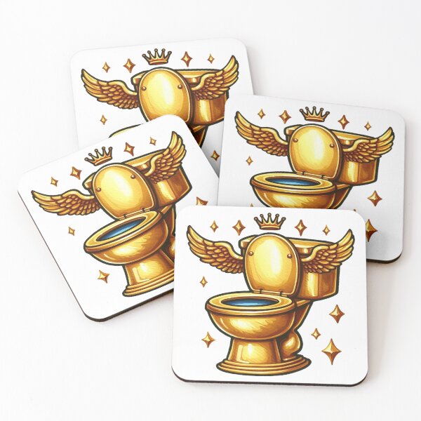 Item preview, Golden Toilet designed and sold by devonclemon.
