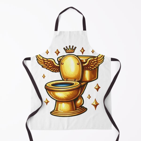 Item preview, Golden Toilet designed and sold by devonclemon.