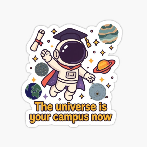 Item preview, Graduated in Space – Joy Beyond the Stars designed and sold by HEERMANArt.