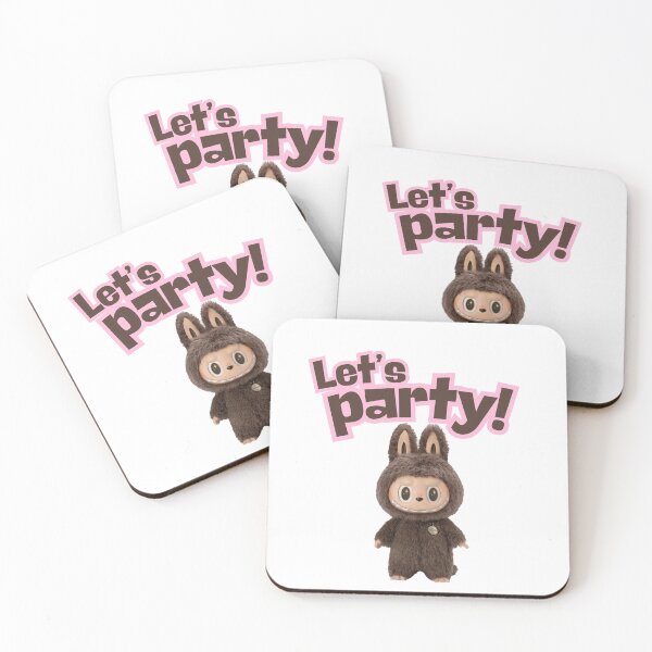 Item preview, Let's party  labubu cute stickers  designed and sold by Activemoms.