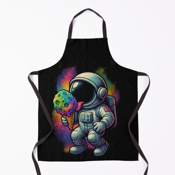 Item preview, Licking Neon Ice Meteorites – Cosmic Ice Cream Vibes designed and sold by HEERMANArt.