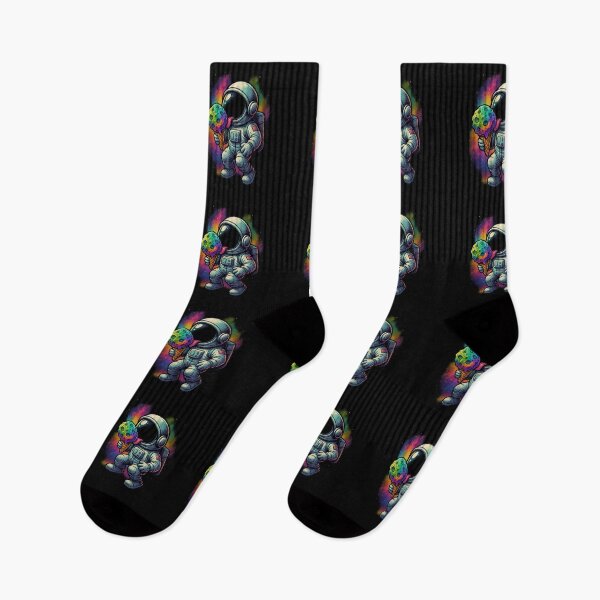 Item preview, Licking Neon Ice Meteorites – Cosmic Ice Cream Vibes designed and sold by HEERMANArt.