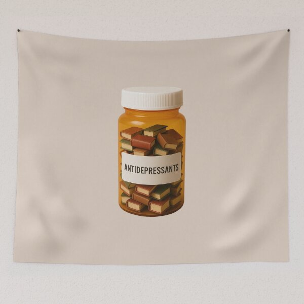 Item preview, Bottle of Antidepressants - Books designed and sold by wonderxwander.