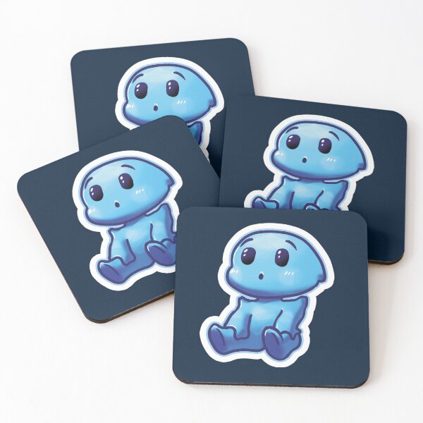 Item preview, Blue Chibi Tank Light Spirit Sticker designed and sold by UnstableInk.