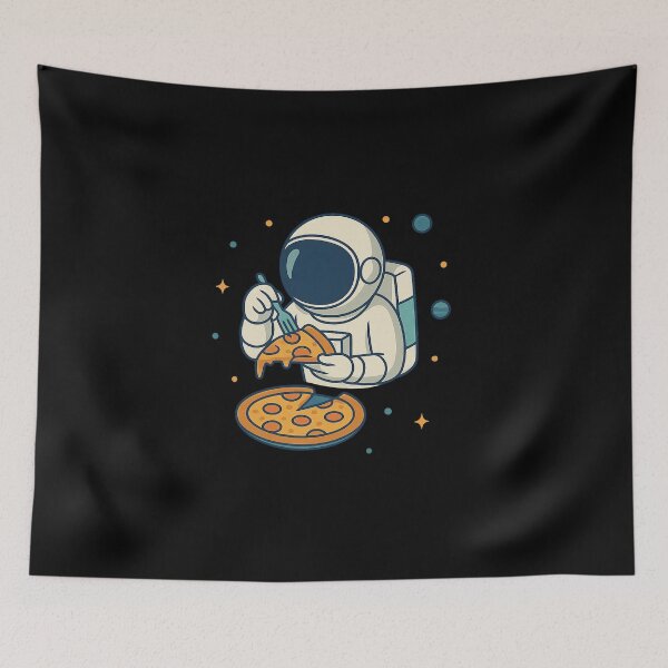 Item preview, Space Pizza Break – Astronaut’s Cheesy Moment designed and sold by HEERMANArt.