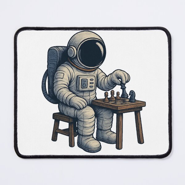 Item preview, Space Chess – Checkmate Among the Stars designed and sold by HEERMANArt.