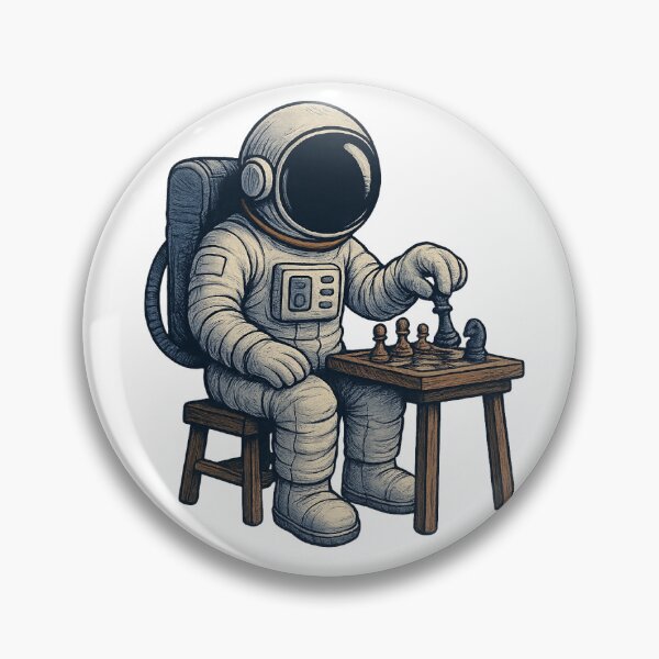 Item preview, Space Chess – Checkmate Among the Stars designed and sold by HEERMANArt.