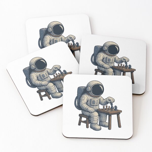 Item preview, Space Chess – Checkmate Among the Stars designed and sold by HEERMANArt.