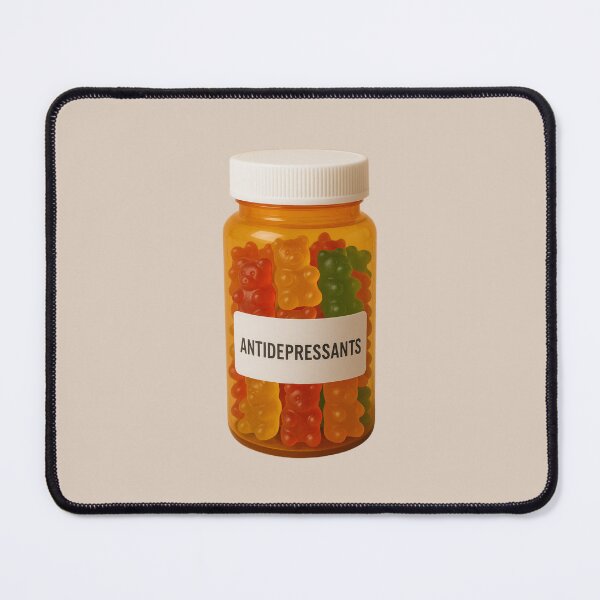 Item preview, Bottle of Antidepressants - Gummy Bears designed and sold by wonderxwander.