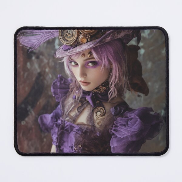 Item preview, Cheeky looking steampunk girl 10 designed and sold by Made-by-Gus.