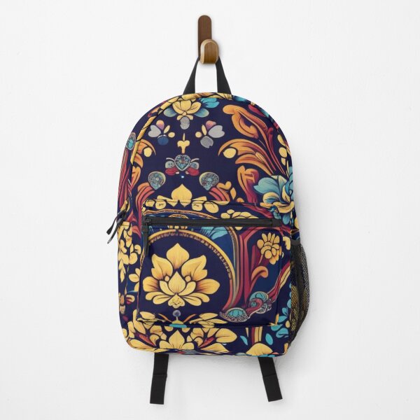 Item preview, Traditional Thai Floral Pattern – Intricate Ornamental Design for Boho Decor & Southeast Asian Vibes 3 designed and sold by PatternXS.