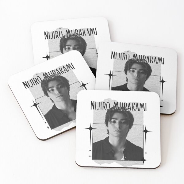 Item preview, Nijiro Murakami Japanese Actor Dramas Monochrome Black and White Classic Design Collage  designed and sold by HELL0WBELLO.