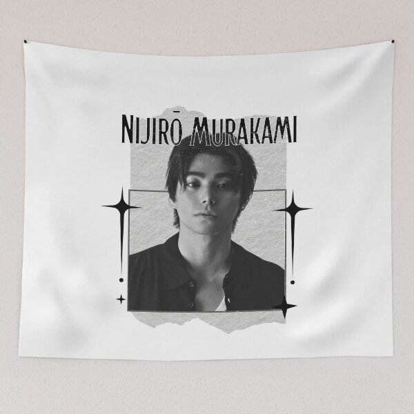 Item preview, Nijiro Murakami Japanese Actor Dramas Monochrome Black and White Classic Design Collage  designed and sold by HELL0WBELLO.