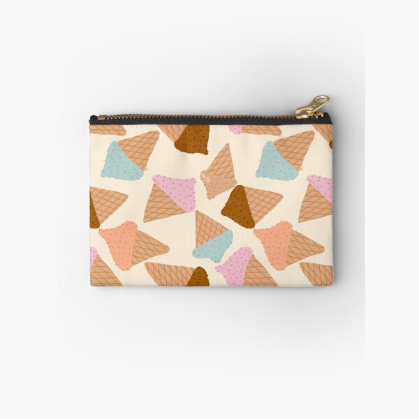 Item preview, Whimsical Ice Cream Cone Pattern – Pastel Dessert Illustration designed and sold by Riley Ray Designs .