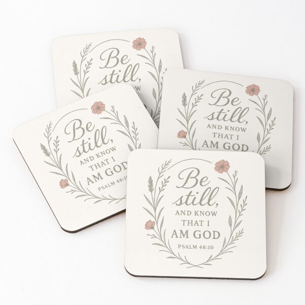 Item preview, Be Still and Know – Psalm 46:10 Bible Verse designed and sold by SimplySelim.