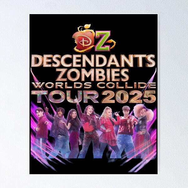 Item preview, Descendants Zombies Worlds Collide Tour 2025 designed and sold by FlowSonic.