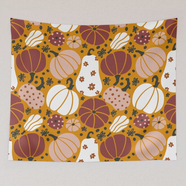 Item preview, Fall Pumpkins and Gourds Pattern designed and sold by Farissa Designs.