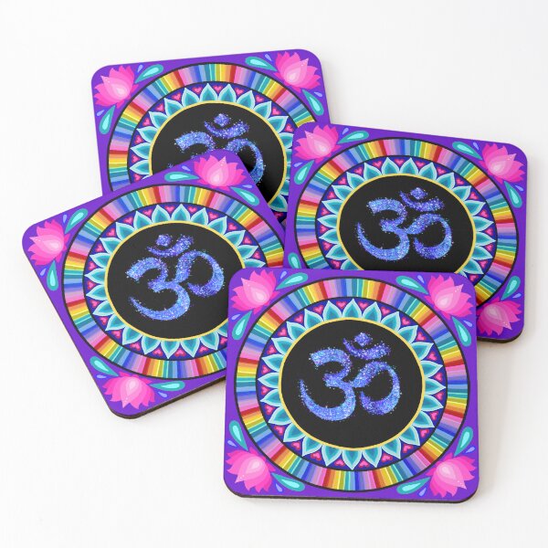 Item preview, Sacred Om Mandala (purple) designed and sold by Soozie Wray.