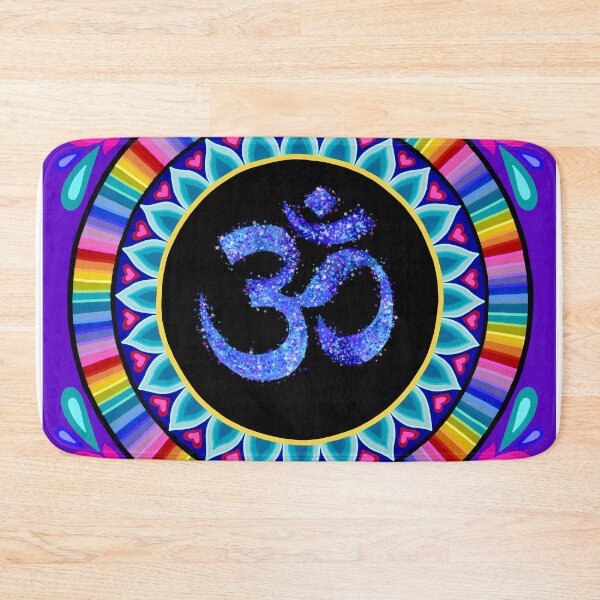 Item preview, Sacred Om Mandala (purple) designed and sold by Soozie Wray.