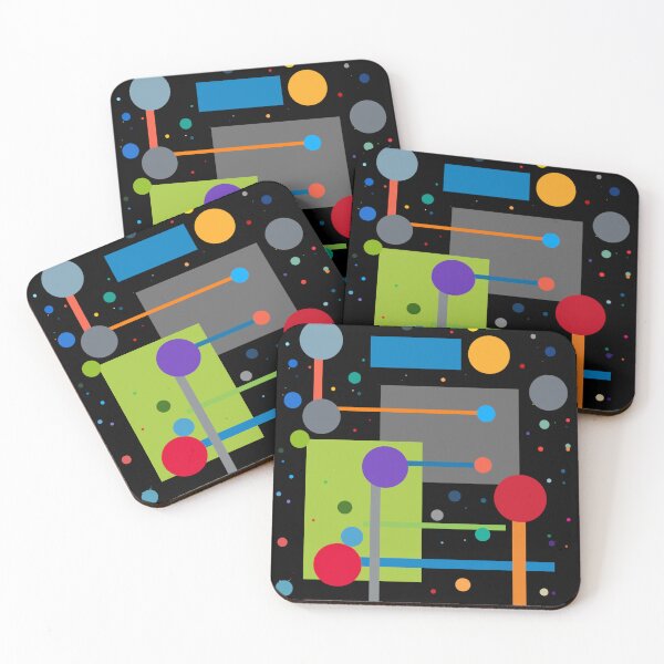 Item preview, Colorful geometric abstract patterns  designed and sold by Dogandesighn.