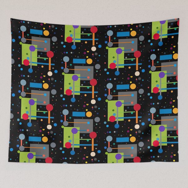 Item preview, Colorful geometric abstract patterns  designed and sold by Dogandesighn.