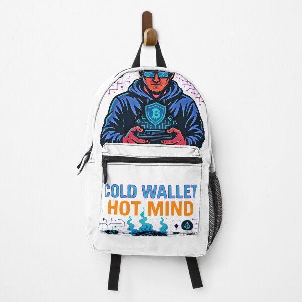 Item preview, Cold Wallet. Hot Mind – Crypto Intelligence Design designed and sold by BitCrop.