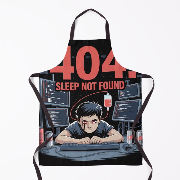 Item preview, 404: Sleep Not Found – Funny Coding All-Nighter Design designed and sold by einfachdesign.