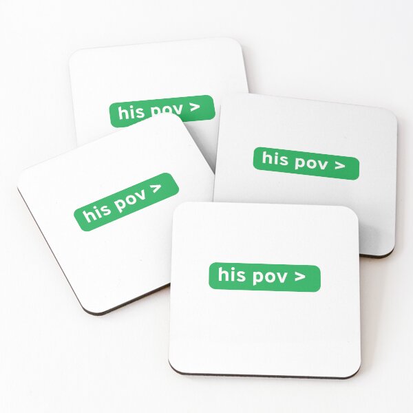 Item preview, His pov is better in books, his pov > designed and sold by HuesMeows.