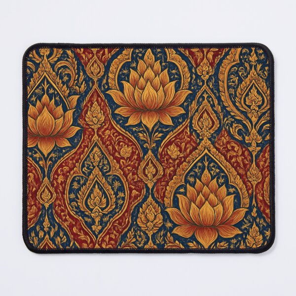 Item preview, Traditional Thai Floral Pattern – Intricate Ornamental Design for Boho Decor & Southeast Asian Vibes 4 designed and sold by PatternXS.