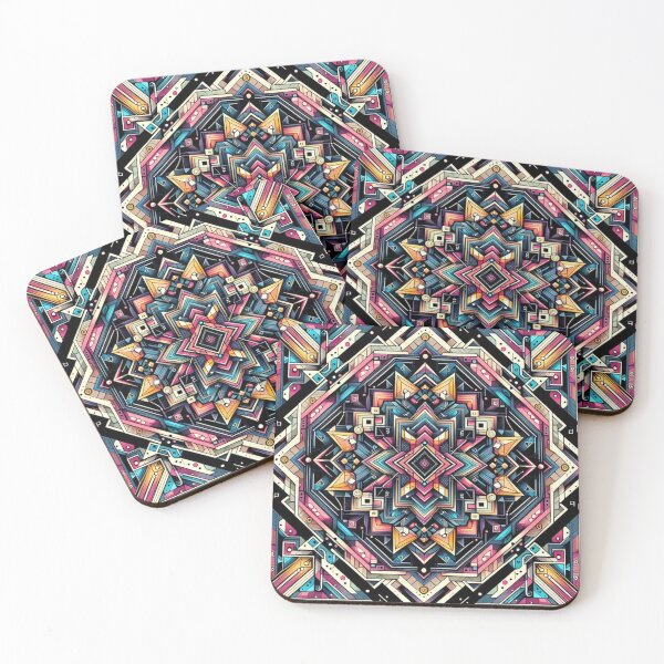 Item preview, Colorful geometric decorative pattern  designed and sold by Dogandesighn.