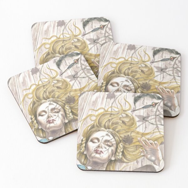 Item preview, Illustrazione acquerello Rosaspina Fuso designed and sold by ArcanaAtelier.