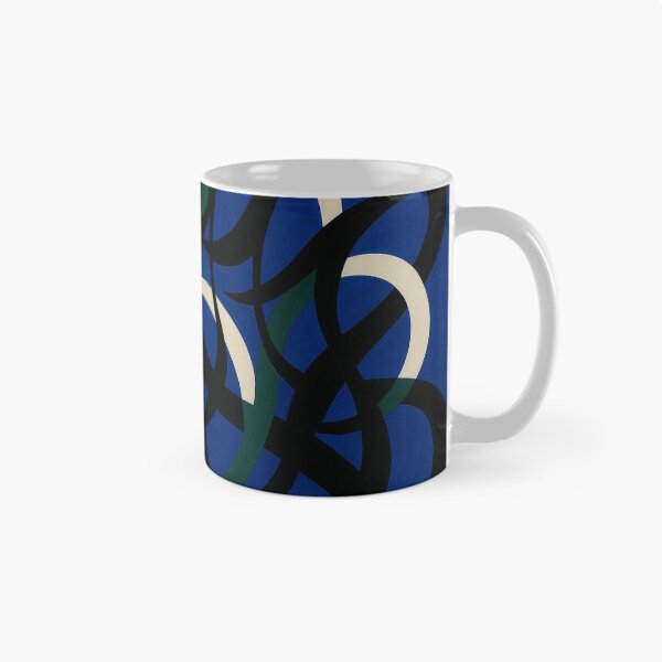 Item preview, Abstract lines on blue designed and sold by Sigtrix.