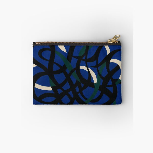 Item preview, Abstract lines on blue designed and sold by Sigtrix.