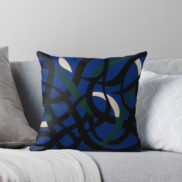 Item preview, Abstract lines on blue designed and sold by Sigtrix.